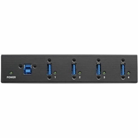 Eaton Tripp Lite Series 4-Port Industrial-Grade USB 3.x (5Gbps) Hub - 20 kV ESD Immunity, Metal Housing, Mountable