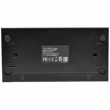 Eaton Tripp Lite Series 7-Port Industrial-Grade USB 3.x (5Gbps) Hub - 20 kV ESD Immunity, Metal Housing, Mountable