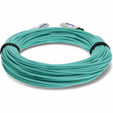 AddOn MSA and TAA Compliant 40GBase-AOC QSFP+ to QSFP+ Direct Attach Cable (850nm, MMF, 100m)