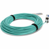 AddOn MSA and TAA Compliant 40GBase-AOC QSFP+ to QSFP+ Direct Attach Cable (850nm, MMF, 100m)