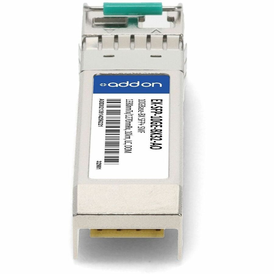AddOn Juniper Networks EX-SFP-10GE-BX32 Compatible TAA Compliant 10GBase-BX SFP+ Transceiver (SMF, 1330nmTx/1270nmRx, 10km, LC, DOM)
