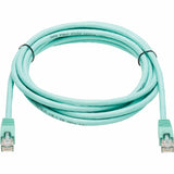 Eaton Tripp Lite Series Cat6a 10G Snagless UTP Ethernet Cable (RJ45 M/M), Aqua, 10 ft. (3.05 m)
