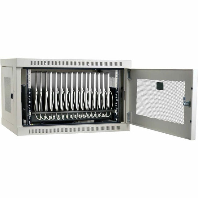 Eaton Tripp Lite Series Multi-Device Charging Station, 16 USB Ports, iPad and Android Tablets, Wall-Mount Option, White