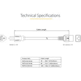 10FT POWER EXTENSION CORD NEMA
