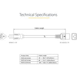 StarTech.com 6ft (1.8m) Heavy Duty Power Cord, NEMA 5-15P to C19, 15A 125V, 14AWG, Computer Power Cord, Heavy Gauge Power Cable