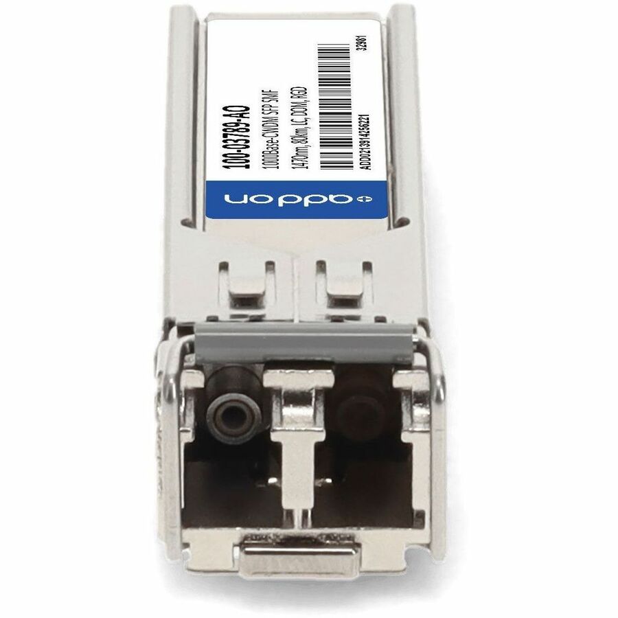 AddOn Calix 100-03789 Compatible TAA Compliant 1000Base-CWDM SFP Transceiver (SMF, 1470nm, 80km, LC)