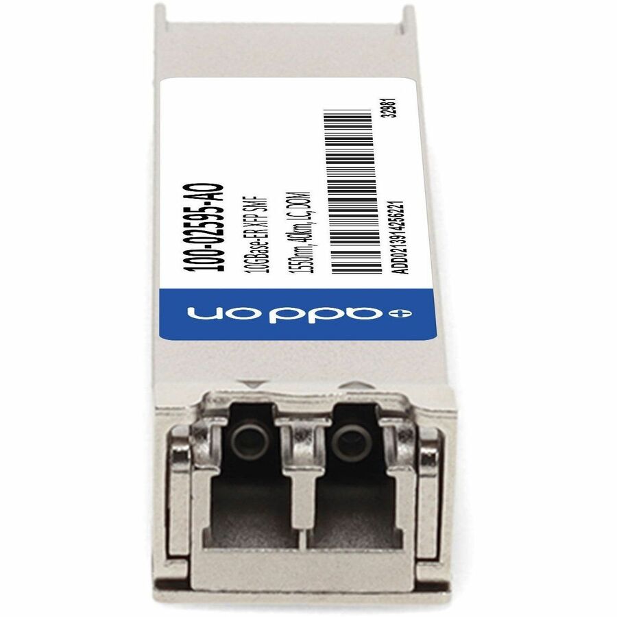 AddOn Calix 100-02595 Compatible TAA Compliant 10GBase-ER XFP Transceiver (SMF, 1550nm, 40km, LC, DOM)