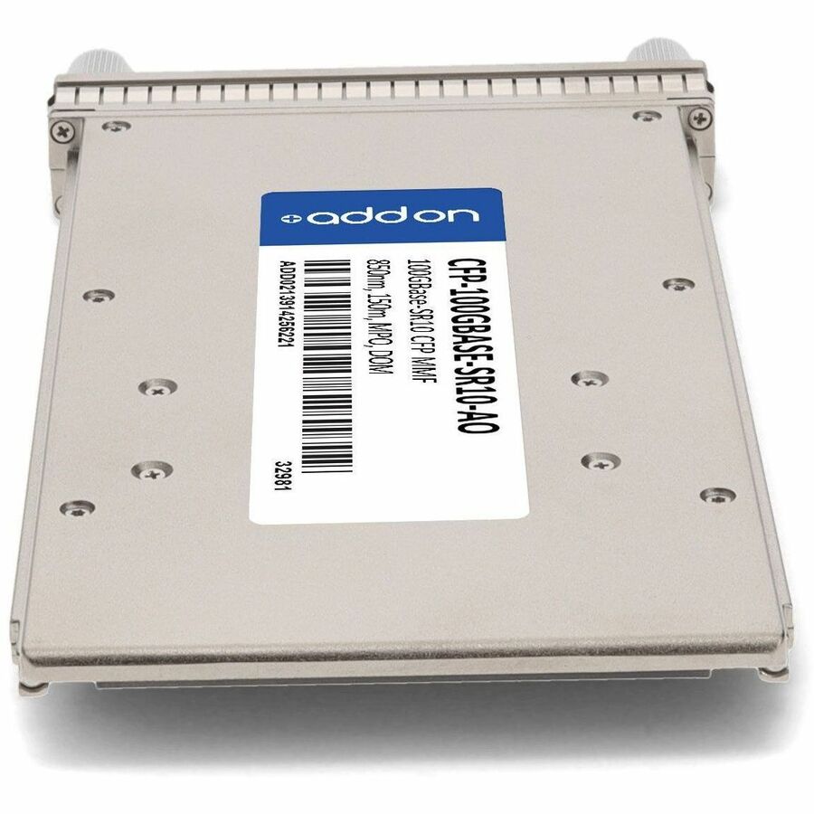 AddOn Juniper Networks CFP-100GBASE-SR10 Compatible TAA Compliant 100GBase-SR10 CFP Transceiver (MMF, 850nm, 150m, MPO, DOM)