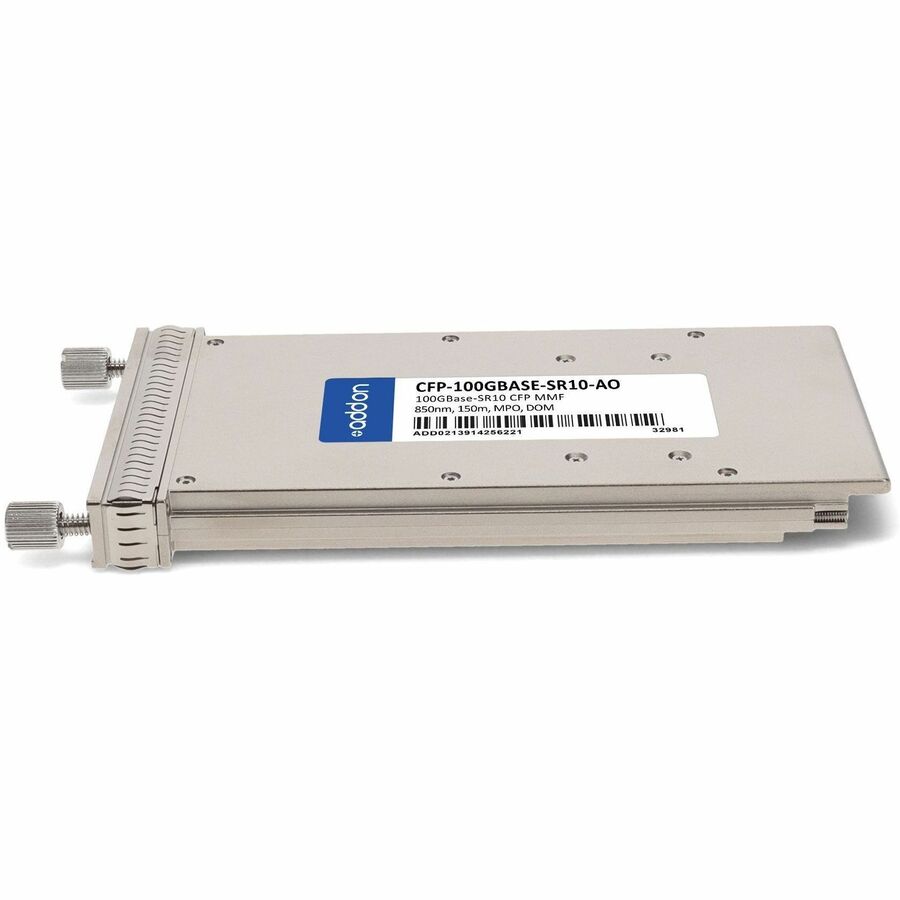 AddOn Juniper Networks CFP-100GBASE-SR10 Compatible TAA Compliant 100GBase-SR10 CFP Transceiver (MMF, 850nm, 150m, MPO, DOM)