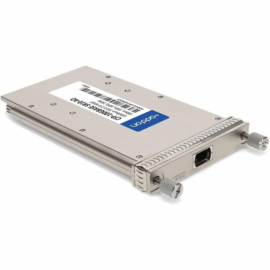 AddOn Juniper Networks CFP-100GBASE-SR10 Compatible TAA Compliant 100GBase-SR10 CFP Transceiver (MMF, 850nm, 150m, MPO, DOM)