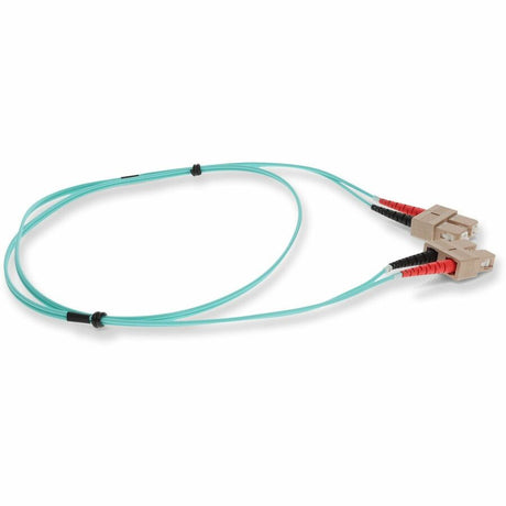 AddOn 7m SC (Male) to SC (Male) Aqua OM3 Duplex Fiber OFNR (Riser-Rated) Patch Cable