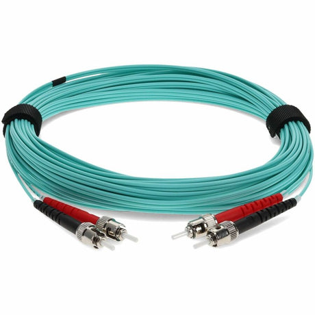 AddOn 6m ST (Male) to ST (Male) Aqua OM4 Duplex Fiber OFNR (Riser-Rated) Patch Cable