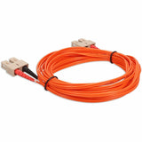 AddOn 8m SC (Male) to SC (Male) Orange OM1 Duplex Fiber OFNR (Riser-Rated) Patch Cable