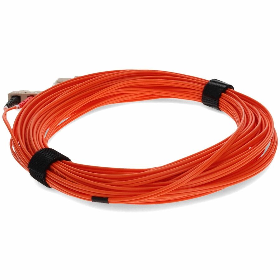 AddOn 40m SC (Male) to SC (Male) Orange OM1 Duplex Fiber OFNR (Riser-Rated) Patch Cable