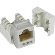 Unirise Cat5e Keystone Jack 110 Type Punch Down, Gray