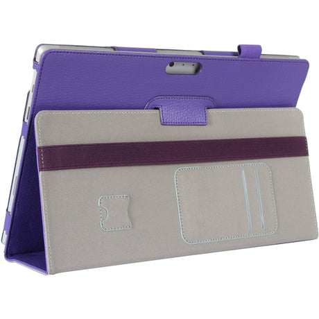 i-Blason Slim Book Carrying Case Tablet PC, Credit Card, ID Card - Purple