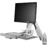Amer Wall Mount for Flat Panel Display, Keyboard, CPU - TAA Compliant