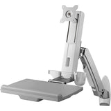 Amer Wall Mount for Flat Panel Display, Keyboard, CPU - TAA Compliant