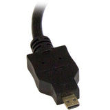 StarTech.com Micro HDMI to DVI Adapter, Micro HDMI to DVI Converter, Micro HDMI Type-D Device to DVI-D Monitor/Display, 8in (20cm) Cable