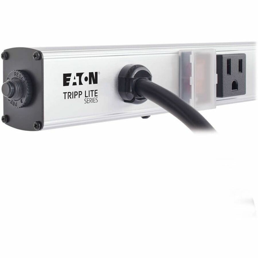 Eaton Tripp Lite Series 8 Right-Angle Outlet Vertical Power Strip, 120V, 15A, 15 ft. (4.57 m) Cord, 5-15P, 24 in.