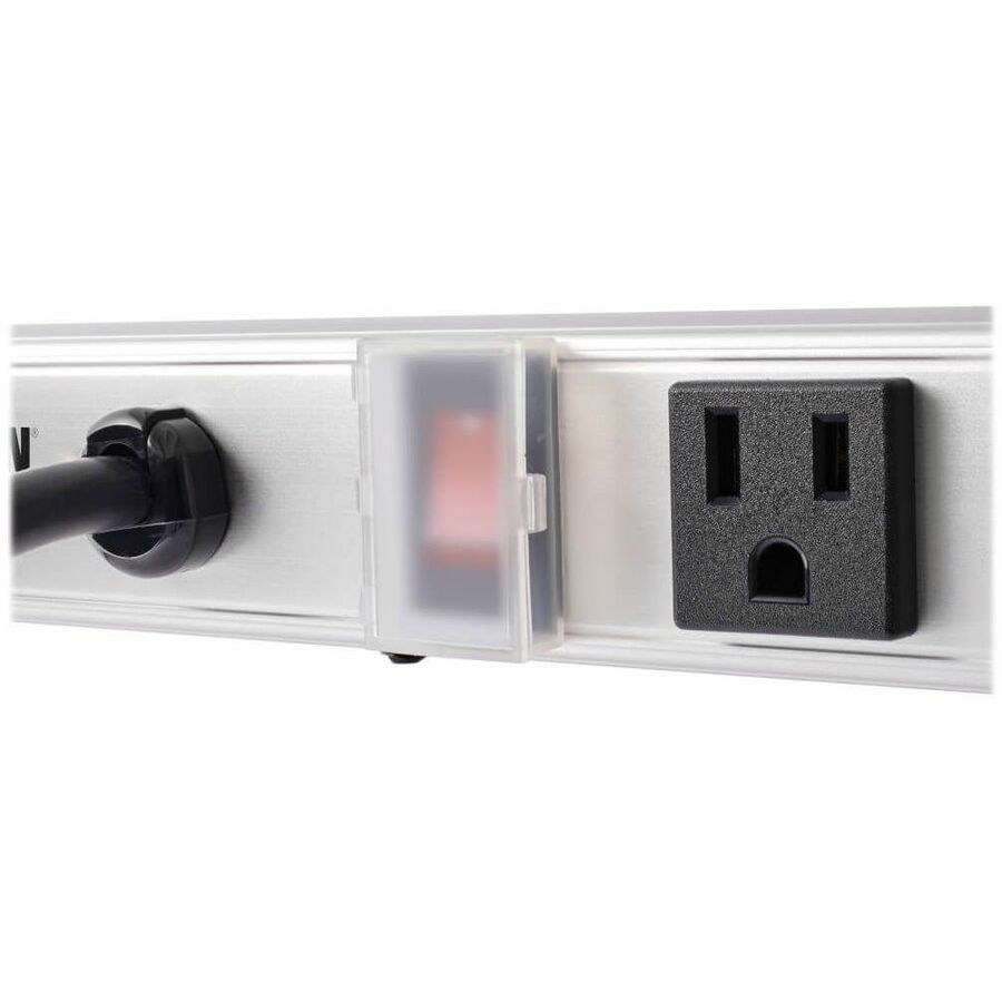Eaton Tripp Lite Series 12 Right-Angle Outlet Vertical Power Strip, 120V, 15A, 15 ft. (4.57 m) Cord, 5-15P, 36 in.