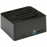StarTech.com Dual-Bay USB 3.1 to SATA Hard Drive Docking Station, 2.5/3.5" SATA I/II/III, SSD/HDD Dock, USB Hard Drive Bay, Top-Loading