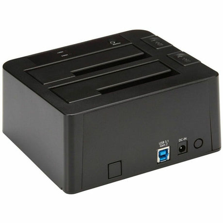 StarTech.com Dual-Bay USB 3.1 to SATA Hard Drive Docking Station, 2.5/3.5" SATA I/II/III, SSD/HDD Dock, USB Hard Drive Bay, Top-Loading
