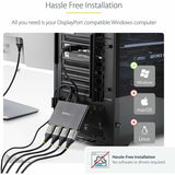 StarTech.com 4-Port DisplayPort 1.2 Splitter, DisplayPort to 4x DP Multi-Monitor Adapter, Quad 1080p 60Hz Computer MST Hub, Windows Only