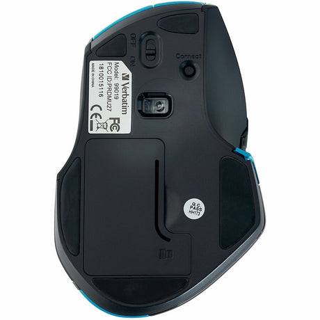 Verbatim Wireless Desktop 8-Button Deluxe Blue LED Mouse - Blue