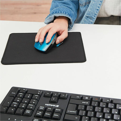 Verbatim Wireless Desktop 8-Button Deluxe Blue LED Mouse - Blue