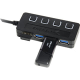 Sabrent 4-Port USB 3.0 Hub With Power Adapter