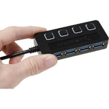 Sabrent 4-Port USB 3.0 Hub With Power Adapter