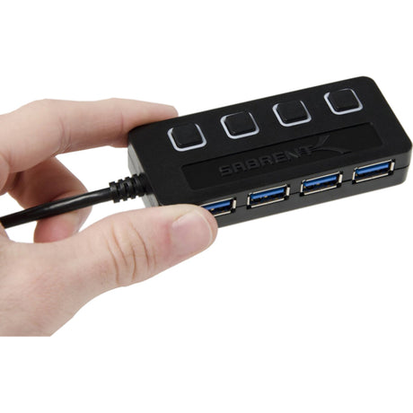 Sabrent 4-Port USB 3.0 Hub With Power Adapter