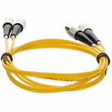 AddOn 3m FC (Male) to FC (Male) Yellow OS2 Duplex Fiber OFNR (Riser-Rated) Patch Cable