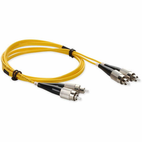 AddOn 5m FC (Male) to FC (Male) Yellow OS2 Duplex Fiber OFNR (Riser-Rated) Patch Cable