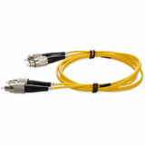 AddOn 5m FC (Male) to FC (Male) Yellow OS2 Duplex Fiber OFNR (Riser-Rated) Patch Cable