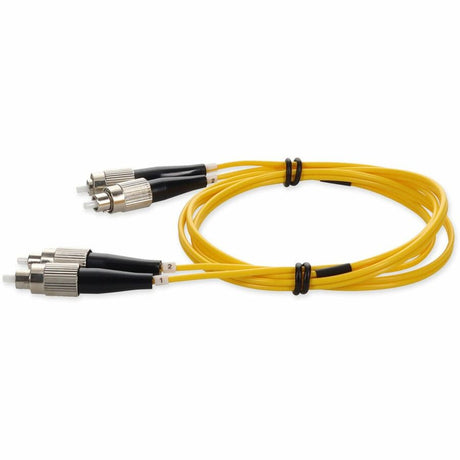 AddOn 5m FC (Male) to FC (Male) Yellow OS2 Duplex Fiber OFNR (Riser-Rated) Patch Cable
