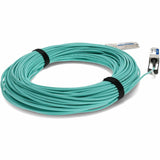 AddOn Mellanox MFS4R12CB-100 Compatible TAA Compliant 40GBase-AOC QSFP+ to QSFP+ Direct Attach Cable (850nm, MMF, 100m)