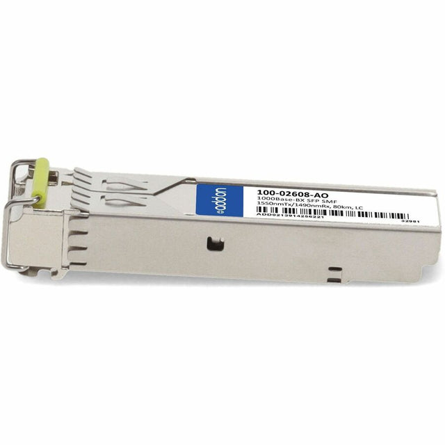 AddOn Calix 100-02608 Compatible TAA Compliant 1000Base-BX SFP Transceiver (SMF, 1550nmTx/1490nmRx, 80km, LC, Rugged)