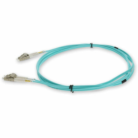 AddOn 5m HP AJ836A Compatible LC (Male) to LC (Male) Aqua OM3 Duplex Fiber OFNR (Riser-Rated) Patch Cable