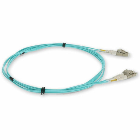 AddOn 5m HP AJ836A Compatible LC (Male) to LC (Male) Aqua OM3 Duplex Fiber OFNR (Riser-Rated) Patch Cable