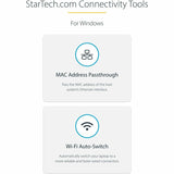 StarTech.com USB-C to Ethernet Gigabit Adapter - Thunderbolt 3 Compatible - USB Type C Network Adapter - USB C Ethernet Adapter
