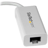 StarTech.com USB-C to Gigabit Ethernet Adapter - White - Thunderbolt 3 Port Compatible - USB Type C Network Adapter