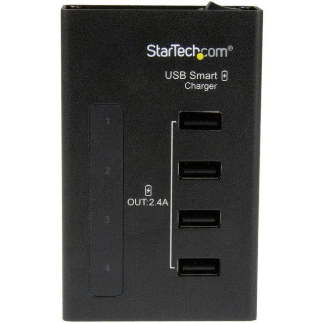 StarTech.com 4-Port Charging Station for USB Devices - 48W/9.6A