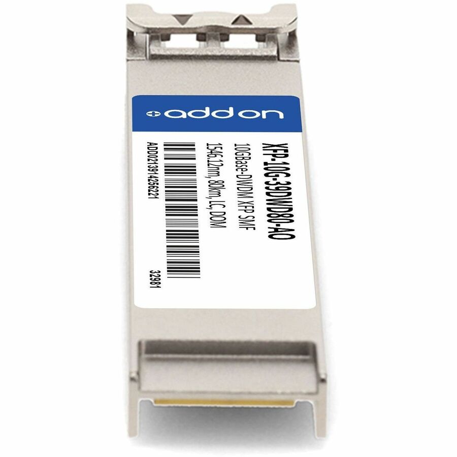 AddOn Alcatel-Lucent Nokia XFP-10G-39DWD80 Compatible TAA Compliant 10GBase-DWDM 100GHz XFP Transceiver (SMF, 1546.12nm, 80km, LC, DOM)
