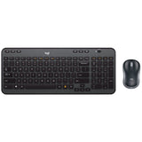 Logitech MK360 Full-size Wireless Scissor Keyboard and Mouse - Black
