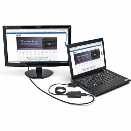 Eaton Tripp Lite Series VGA to HDMI Active Adapter Cable with Audio and USB Power (M/F), 1080p, 6 in. (15.2 cm)