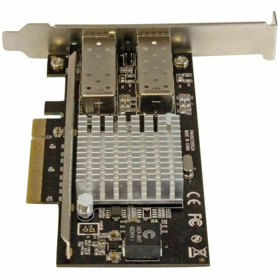 StarTech.com 10G Network Card - 2x 10G Open SFP+ Multimode LC Fiber Connector - Intel 82599 Chip - Gigabit Ethernet Card