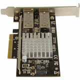 StarTech.com 10G Network Card - 2x 10G Open SFP+ Multimode LC Fiber Connector - Intel 82599 Chip - Gigabit Ethernet Card