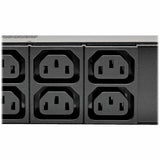 Eaton Tripp Lite Series 5.8kW Single-Phase Local Metered PDU, 200-240V Outlets (8 C19 and 40 C13), L6-30P, 10 ft. (3.05 m) Cord, 0U Vertical, TAA, 70 in.